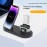 3-in-1 15W Fast Charging Charger For Mobile Phones. Desktop Stand. Wireless Charger For Watch, Earphone, Mobile Phone.