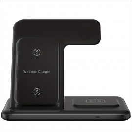 3 In 1 Wireless Charging Station For iWatch Ultra 9 8 7 6 5 4 3 2 SE Airpods Pro 3 Pro2 Multiple Devices Folding Wireless Charger Stand For iPhone 15 14 13 11 And Earlier Series
