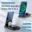 3 In 1 Wireless Charger Foldable For IPhone 14 13 12 11 X Pro Max For Apple Watch 8 7 6 5 For Airpods Fast Charging Dock Station Portable 3 In 1 Foldable Wireless Charger Stand Dock.