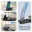 3 In 1 Wireless Charger Foldable For IPhone 14 13 12 11 X Pro Max For Apple Watch 8 7 6 5 For Airpods Fast Charging Dock Station Portable 3 In 1 Foldable Wireless Charger Stand Dock.