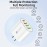 36W  Fast Charging Adaptor With 3USB + PD20w Interfaces Fast Charging  Adaptor Gift For Birthday/Easter/President's Day
